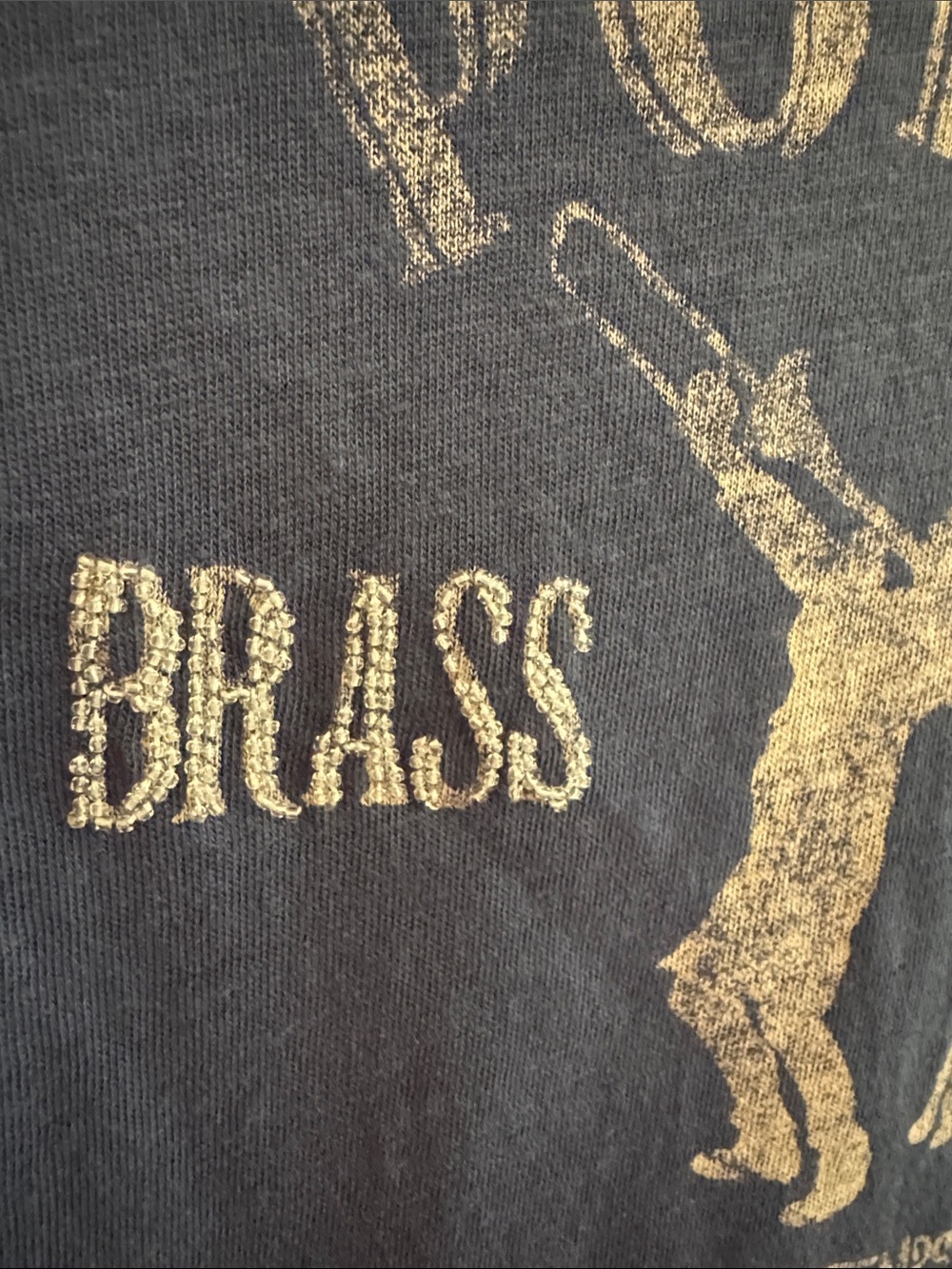 J. Crew Navy Graphic Brass Band Short Sleeve Tee - Picture 5 of 5